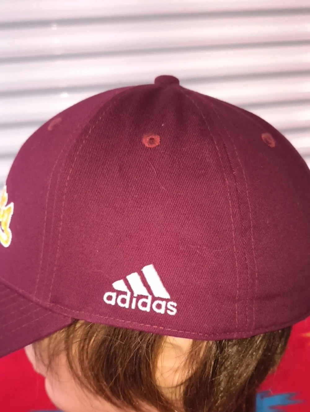 Adidas WSU Washington State Cougars Crimson Strap-on  Hat Cap OSFM